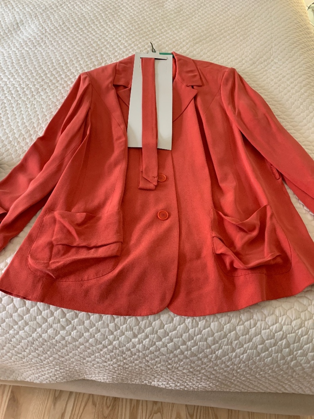 Womens Designer Lafayette 148 Silk Blazet